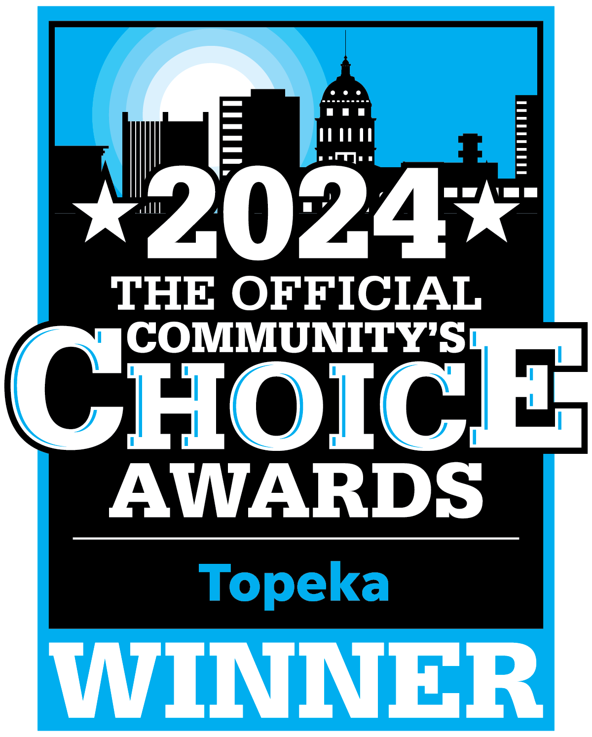 2024 2023 Community's Choice Awards Topeka Winner